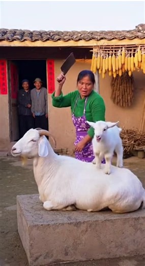 Brave Baby Goat Saves Mother from Butchers – Incredible Heroism! 🐐💪 #AnimalRescue #GoatLove