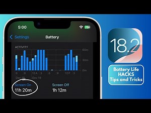 iOS 18.2 Battery Life HACKS - Improve Battery Life on iPhone