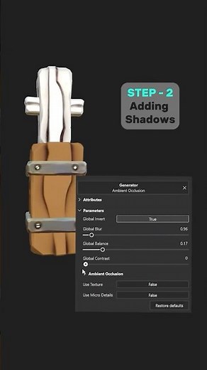 How to create Stylized Wood Textures 🎨 #3d #stylized #tipsandtricks