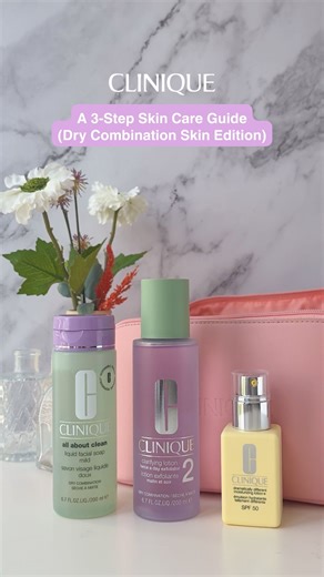 Your daily ritual, simplified in 3 steps: 💧 Cleanse away impurities ✨ Exfoliate for clarity 🤍 Moisturize for balance The Clinique 3-Step System keeps skin healthy, hydrated, and glowing—day after day. This routine is also: 👩‍⚕️ Dermatologist tested. 🧪 Allergy tested. 🚫 Fragrance free. #Clinique #CliniquePH | Clinique