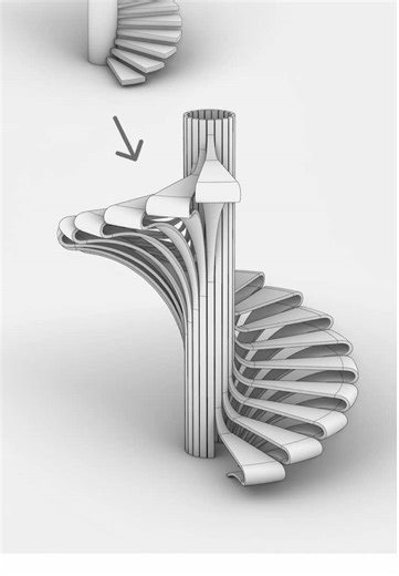 Spiral Staircase Modeling Tutorial YouTube channel: AdamArchh Software: Rhino 8 #rhino3d #rhinoceros3d #grasshopper3d #parametricarchitecture #sketchup #revit #3dsmax #autocad #architecturestudent #sketchup3d #autocad2d #archicad #blender3d #blender #blendercommunity #unrealengine #render3d #interiorarchitecture