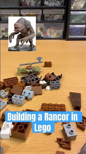 I built my own lego Rancor #rancor #legomoc #legostarwars #afol