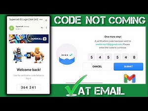 Fix Supercell ID Verification Code not Received on Gmail | Supercell OTP Code Not Coming (Finally)