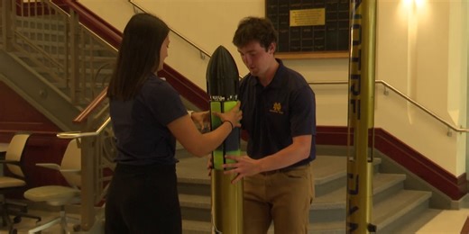 Notre Dame Rocketry Team soars to victory in NASA competition