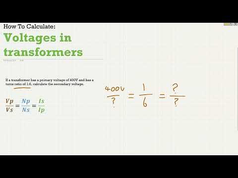 How To Calculate Voltage in Transformers