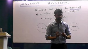 Sir Murtaza Quaid explaining *IFRS-16* Leases and defining core understanding on Lessor and Lessee and how to differentiate between lease contract and service contract. For more information and admissions: 03482000007 | IQ School of Finance