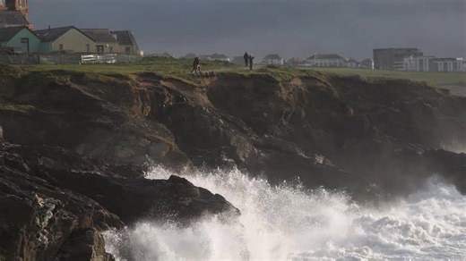 Raw Power: Autumn Storm Pounds the Cornish Coastline, Cornwall, UK