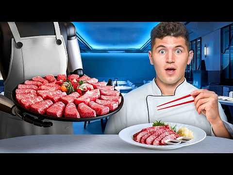 Robots Served Me Wagyu!