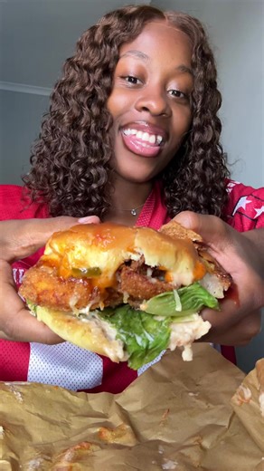 Delicious Crispy Chicken Burger from Woolworths Cafe