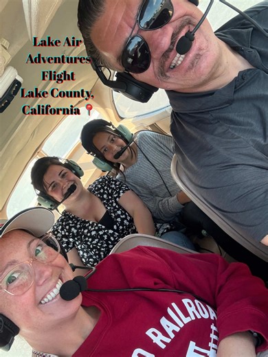 💙 Lake County, California by Airplane! ✈️ Ever wonder what it’s like to see the Featherbed Railroad Bed & breakfast from the air?! Well, part of our team got to experience just this! Thanks to @lakeairadventures , we were able to experience what our amazing county looks like from the sky AND see our caboose cabins from a different view! Talk about an amazing experience! Add an air tour to your itinerary next time you visit us or Lake County, you will not regret it! 😍 📍 Lake County, California