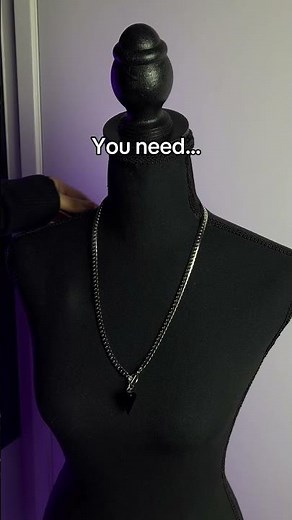 Goth girls will love this necklace! 🤭 #necklace #chain #choker #goth #gothgirls