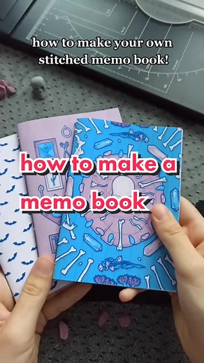 How to Make a Stitched Memo Book at Home