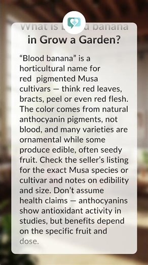 What is blood banana in Grow a Garden?