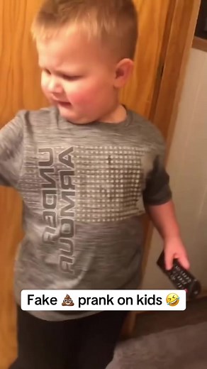 Funny Fake Poop Prank on Kids