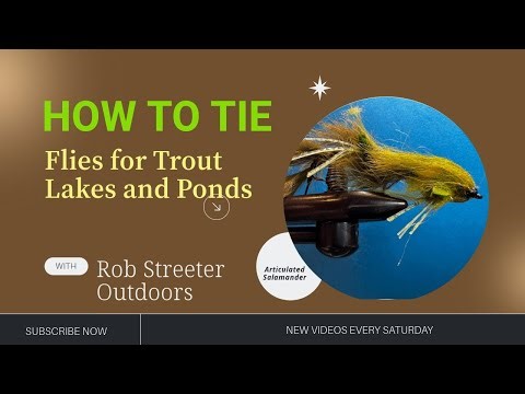 Lake Flies for Trout- How to tie the Articulated Salamander!