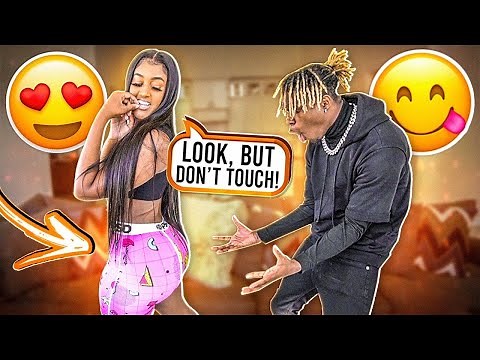 YOU CAN LOOK, BUT YOU CAN'T TOUCH PRANK ON BOYFRIEND!!!😍