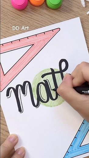 Beautiful Front Page Design for Maths ♾️ | Creative & Design Ideas