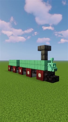 Minecraft Toy Train 🚂#minecraftbuilding #mine #minecrafttutorial #minecraftmeme #minecraft