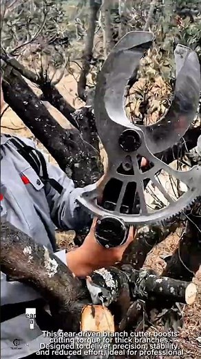 Gear-Driven Branch Cutter Work Tool for Faster Heavy Branch Cutting #worktool