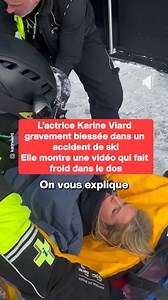 Karine Viard gravement blessée dans un accident de ski, elle montre une vidéo qui fait froid dans le dos | Le Tribunal Du Net TV