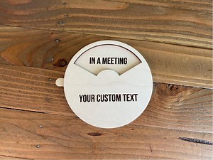 Personalized Work From Home Privacy Sign - Wood Custom Do Not Disturb/please Knock/in A Meeting, Office Door Sign - Gift for Spouse/partner - Etsy