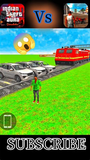 🔥 IBD3D Vs indian thaft Aura simulator Game vs train 🚆 #gaming