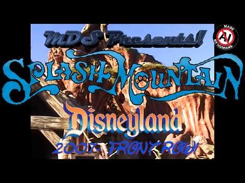 Splash Mountain, Disneyland-2007 FRONT ROW! Retro On-Ride POV!