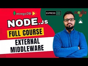 NodeJS Tutorial in Hindi #45 - External Middleware | Morgan, CORS & More