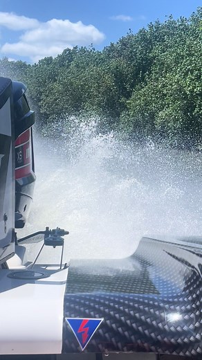 High-Speed Boat Ride on a Scenic River