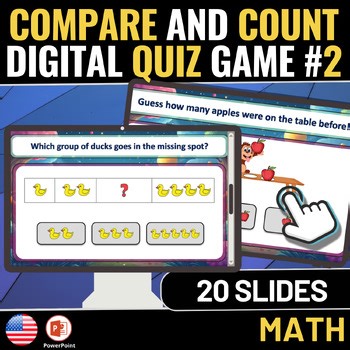 Count and Compare Digital Game | Comparing Quantities | Transition to numbers