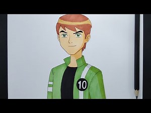 How To Draw Ben Tennyson Step By Step || Easy Ben 10 Art Drawing Tutorial