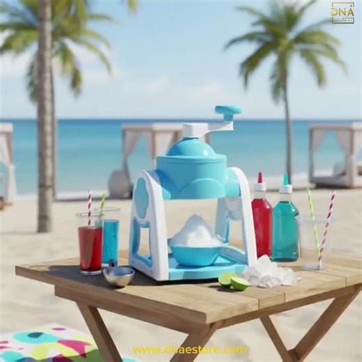 🎥 Plastic ICE Gola Maker Slush Maker | Power-Free Ice Crusher | DNA eStore