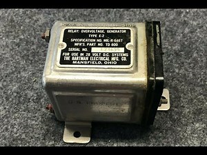 Over Voltage and Field Control Relays Explained -Aircraft