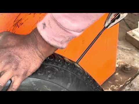 Car Tyre Puncture Repair with Mushroom Plug Patch