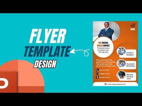 How to Design a Digital Marketing Flyer | PowerPoint Tutorial