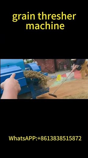 Automatic grain thresher machine | Grain sheller machine for threshing corn, wheat, sorghum