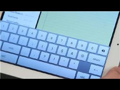 iPad Tips : How to Lock the Keyboard on an iPad