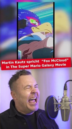 Martin Kautz voices Fox McCloud in the "Super Mario Galaxy Movie"