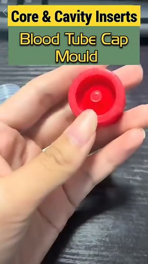 Core & Cavity Inserts 😍 Cap Mould for Blood sample Tube #bloodtubemold #capmoulds #injectionmoldingmachine | HassanPlas