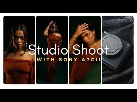 Editorial Studio Photo Shoot - Behind The Scenes with Sony A7Cii - 2 Light Set-Up