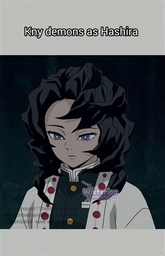 KNY demons as Hashira ❤️#kny #knyoc #demonslayer #art#drawing