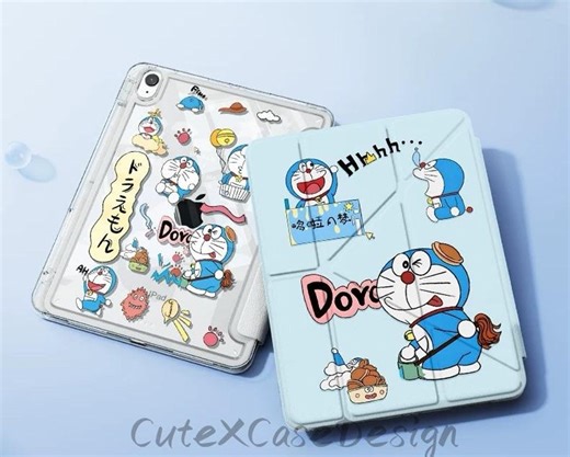 Blue iPad Tri   Y Fold Case, iPad Air / Pro / 11th Gen / Mini / 10th Gen - Anti-Bend Acrylic with Pen Slot, iPad Cases