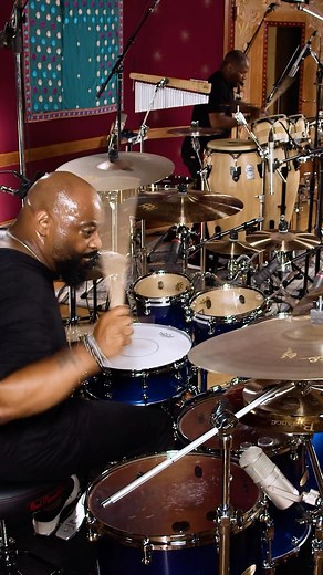 Meinl Cymbals on Instagram: "Meinl Cymbals and @meinlstickandbrush artist @calvinr_rodgers performs “Ducka Ducka” with Meinl Cymbals artist @felixdkat11 on percussion. Watch the full video on our YouTube channel. Calvin is using his Meinl Stick & Brush signature Calvin Rodgers stick. Calvin’s all-Byzance setup - 15” Foundry Reserve Hihats 18” Vintage Sand Thin Crash 18” Jazz Tradition Light Crash 8” Traditional Splash 10” Polyphonic Splash 22” Jazz Thin Ride 15” Polyphonic Hats Artist Concept Mo