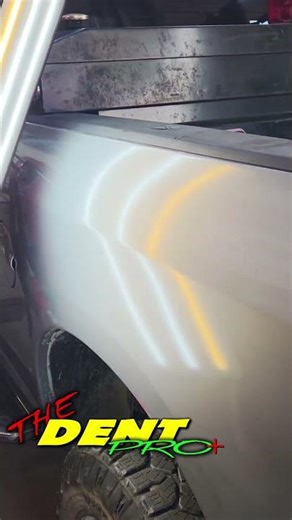 Large dent repair on Ram 2500. #pdr #benton #shreveport #bossiercity #paintlessdentrepair