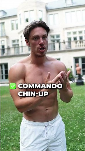 Best Chin Up Variation For Huge Biceps: The Commando Chin Up