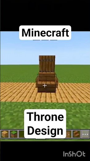 Insane throne design in Minecraft #minecraft #minecrafttutorial #minecraftbuilding #easyhouse