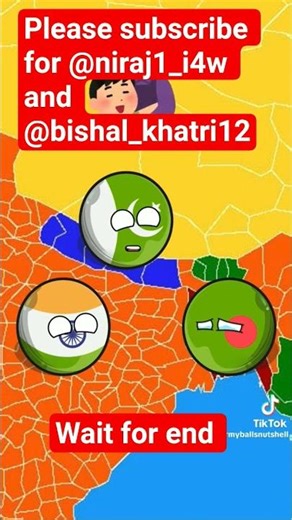 India vs Pakistan vs Bangladesh 😱 Ultimate South Asia Showdown | Countryballs shorts #india #shorts