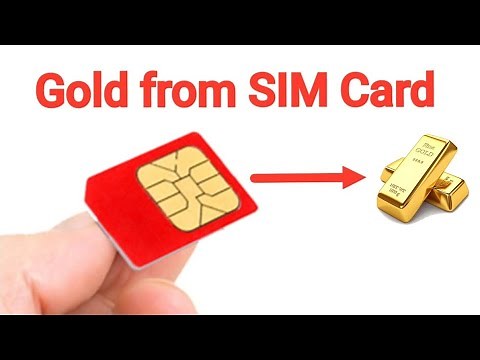 SIM Cards Gold Recovery | Recover Gold From SIM Cards | Gold Recovery