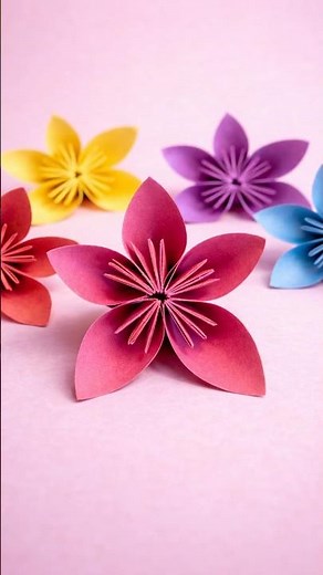 🌺 How to fold an origami flower | Easy step-by-step instructions for beginners