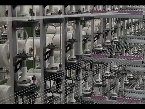 Proceso de tejeduría de plana del algodón orgánico OCCGuarantee